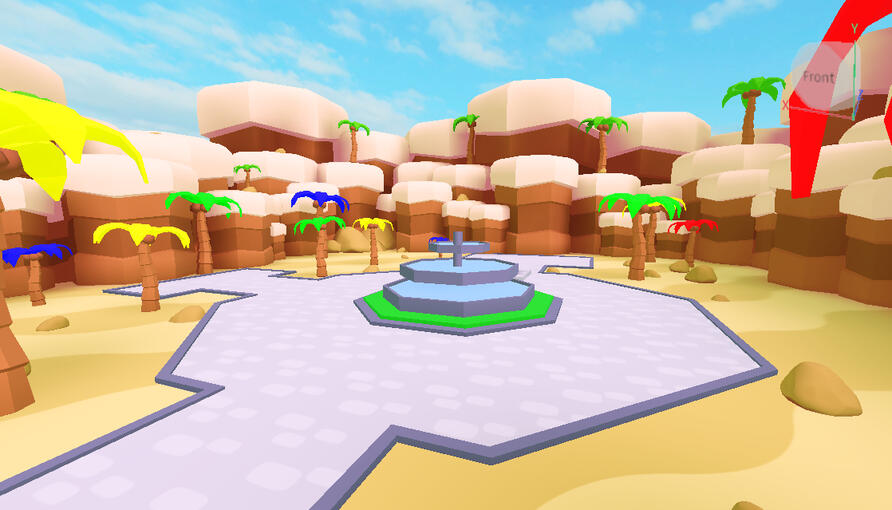 Low Poly, Beach Themed-Spawn/Lobby